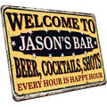 Custom Metal Sign-Personalized Vintage Sign, Metal Wall Sign - GiftShire