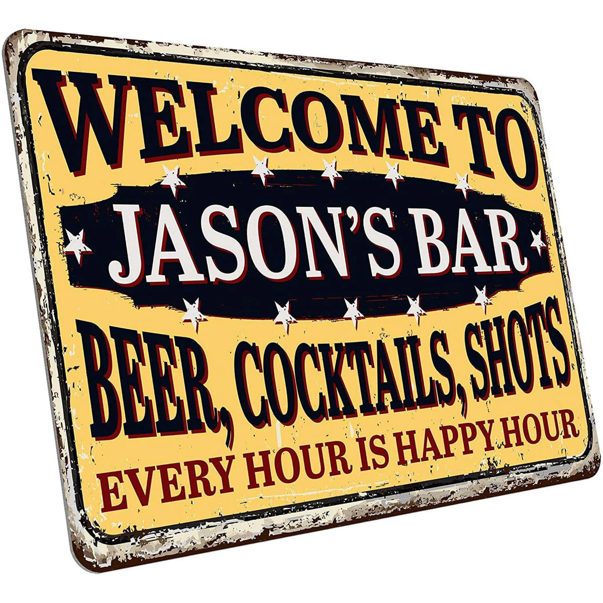 Custom Metal Sign-Personalized Vintage Sign, Metal Wall Sign - GiftShire