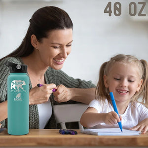 Personalized Mama Bear Water Bottle - GiftShire