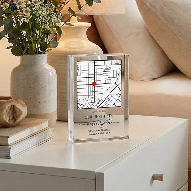Personalized Map Frames – Custom Location Keepsakes for Couples