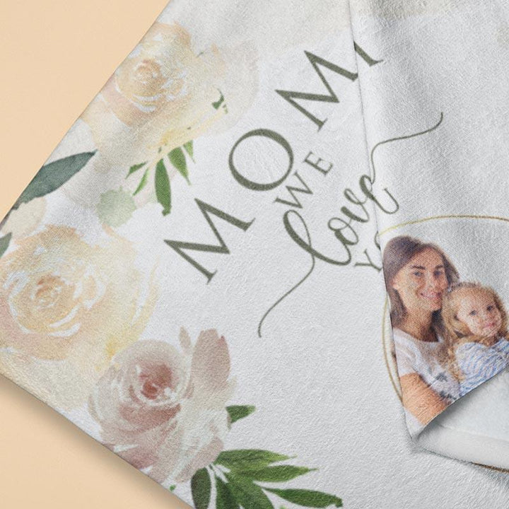 Personalized Photo Mom Blanket - GiftShire