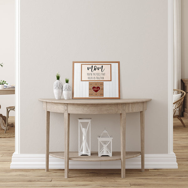 Personalized Mom Puzzle Sign – Piece of Our Heart