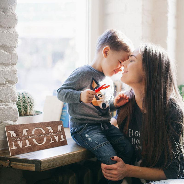 Personalized Mom Sign With Names - GiftShire