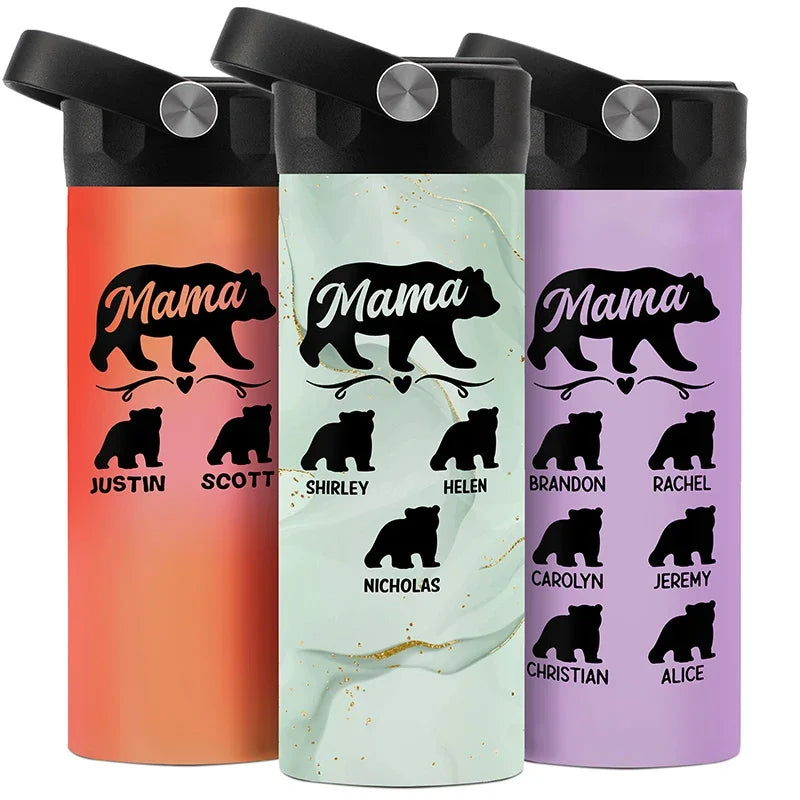 Personalized Mother’s Day Gift - Custom Mama Water Bottle - GiftShire