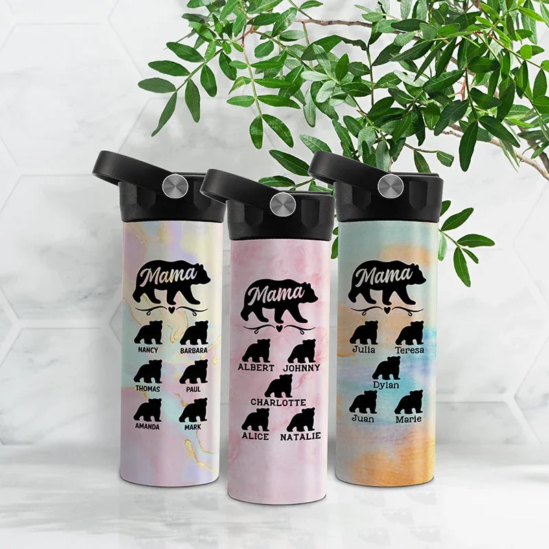 Personalized Mother’s Day Gift - Custom Mama Water Bottle - GiftShire