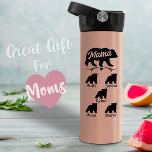 Personalized Mother’s Day Gift - Custom Mama Water Bottle - GiftShire