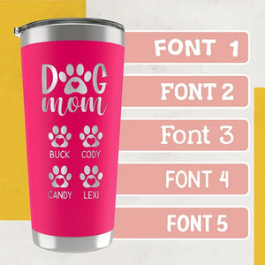 Personalized Mother's Day Tumbler for Paw-some Dog Moms - GiftShire