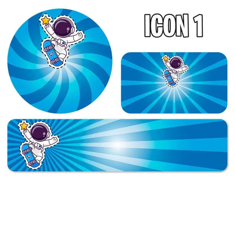 Personalized Name Labels - Custom Waterproof Stickers for Kids, Back to School - GiftShire