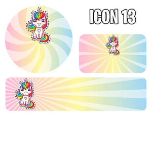 Personalized Name Labels - Custom Waterproof Stickers for Kids, Back to School - GiftShire