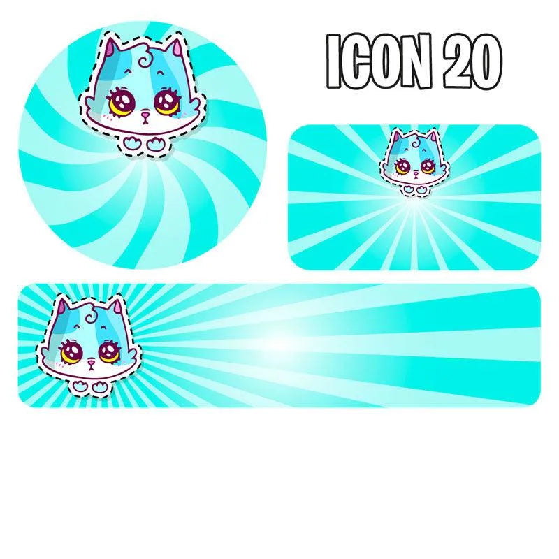 Personalized Name Labels - Custom Waterproof Stickers for Kids, Back to School - GiftShire