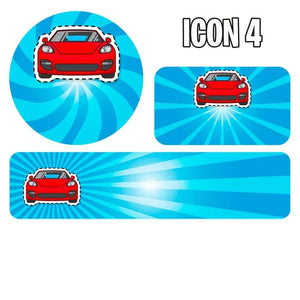 Personalized Name Labels - Custom Waterproof Stickers for Kids, Back to School - GiftShire