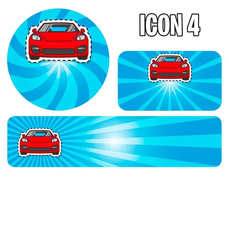 Personalized Name Labels - Custom Waterproof Stickers for Kids, Back to School - GiftShire