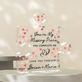 Personalized One Piece Puzzle Block Sign for Couples - GiftShire