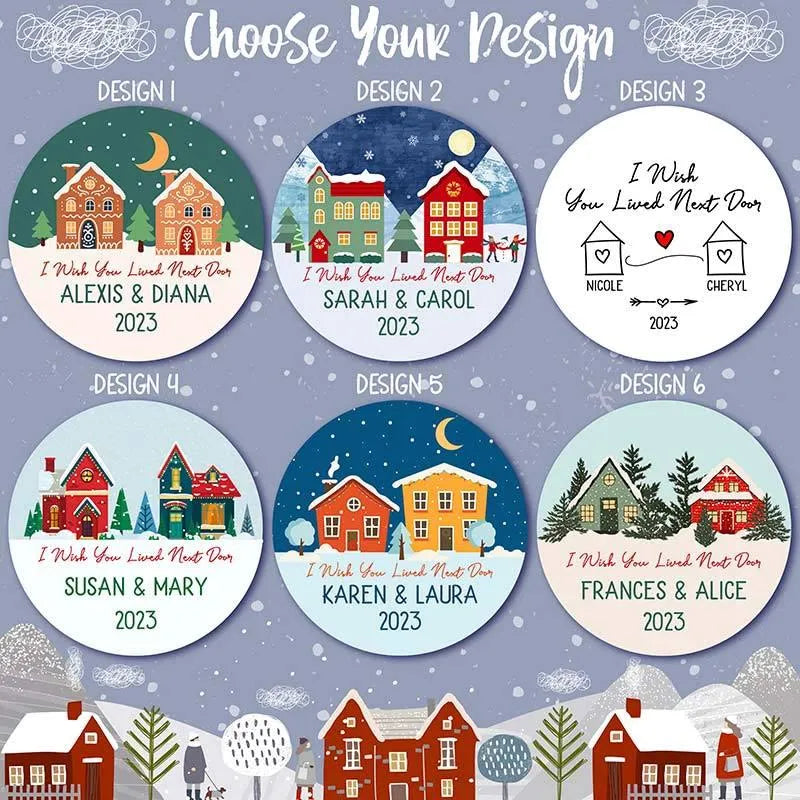 Custom Best Friends Ornament - GiftShire