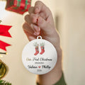 Personalized Ornaments for the First Time Christmas Couples