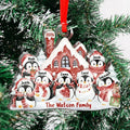 Personalized Penguin Family Christmas Ornament