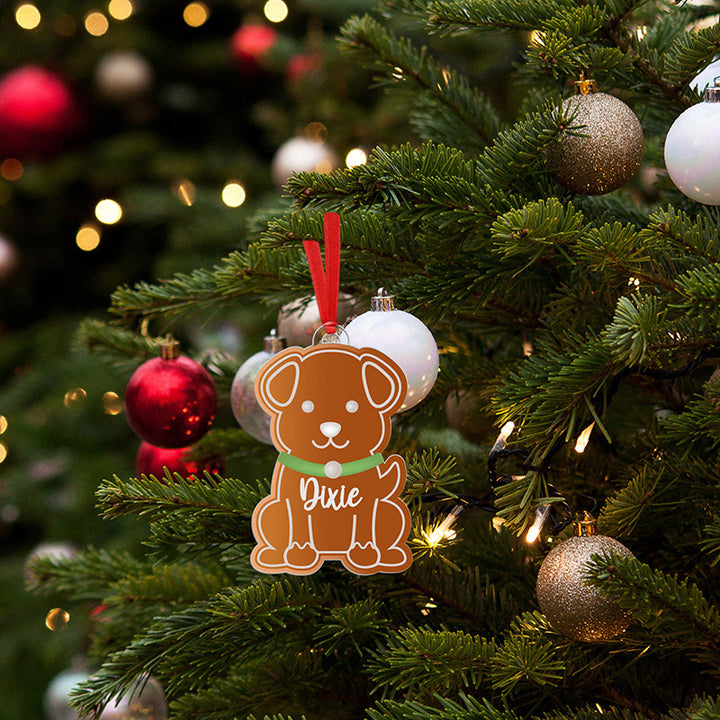 Personalized Pet Ornaments - Ginger Dog & Ginger Cat - GiftShire