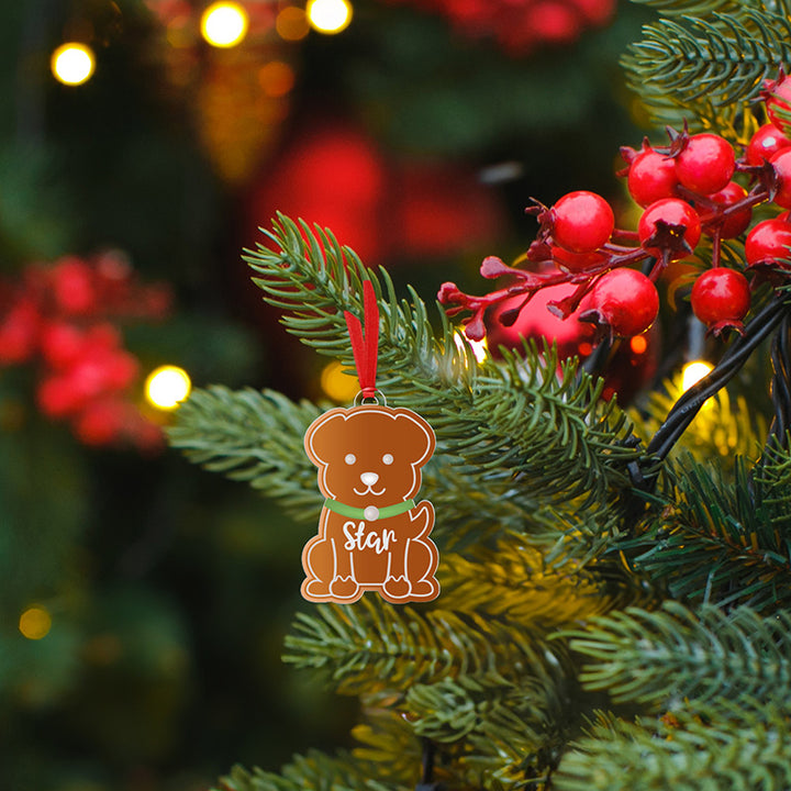 Personalized Pet Ornaments - Ginger Dog & Ginger Cat - GiftShire