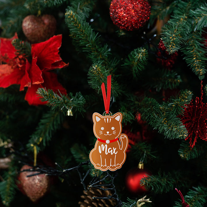 Personalized Pet Ornaments - Ginger Dog & Ginger Cat - GiftShire