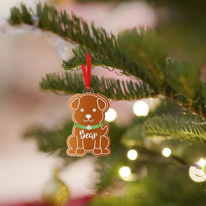 Personalized Pet Ornaments - Ginger Dog & Ginger Cat - GiftShire