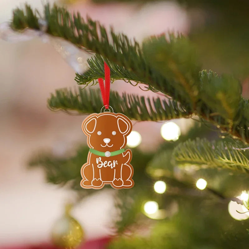 Personalized Pet Ornaments - Ginger Dog & Ginger Cat - GiftShire