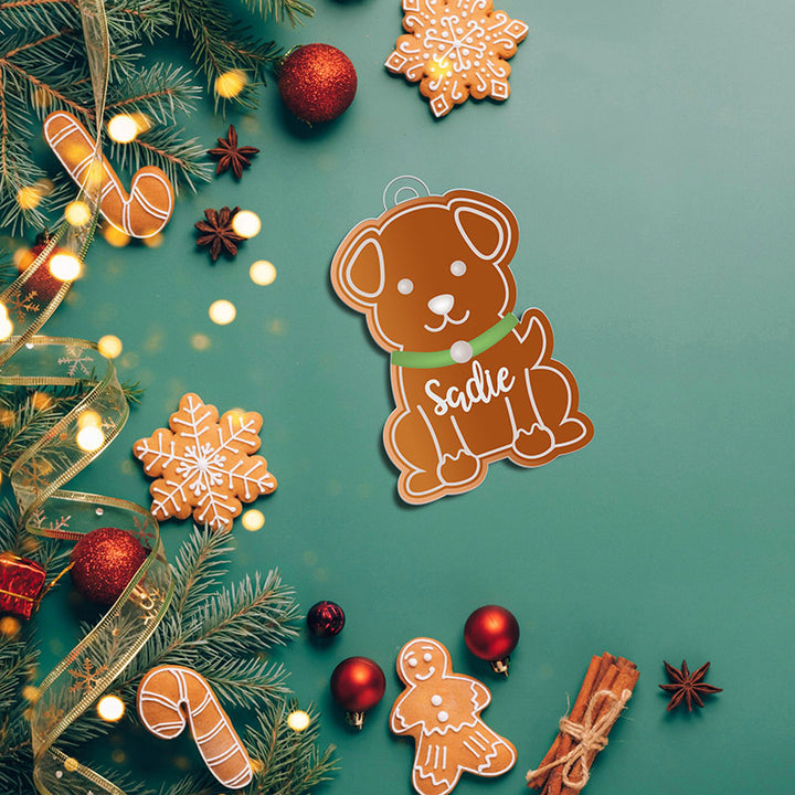 Personalized Pet Ornaments - Ginger Dog & Ginger Cat - GiftShire