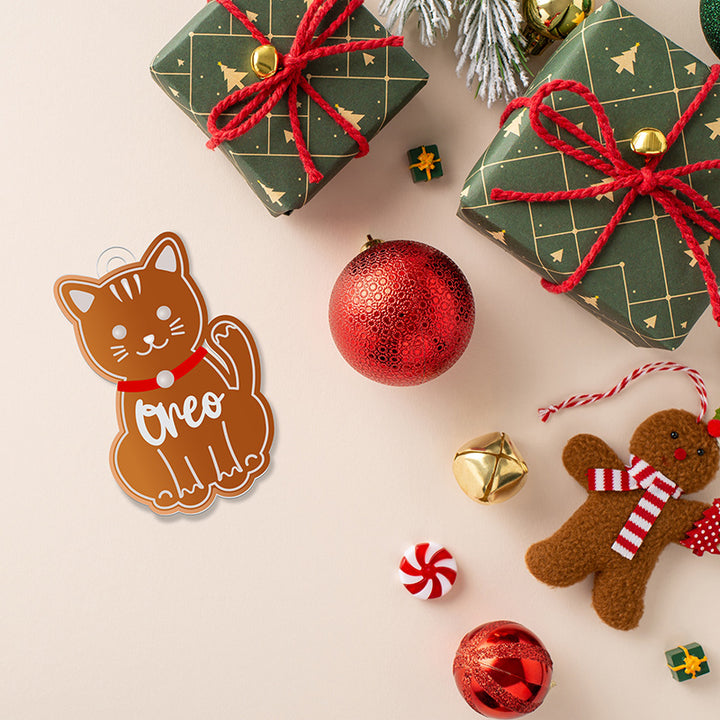 Personalized Pet Ornaments - Ginger Dog & Ginger Cat - GiftShire