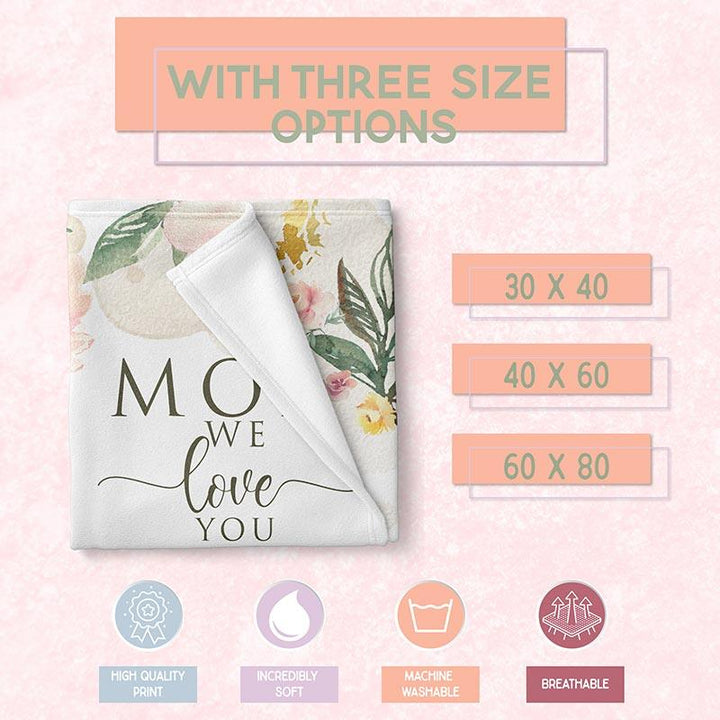 Personalized Photo Mom Blanket - GiftShire
