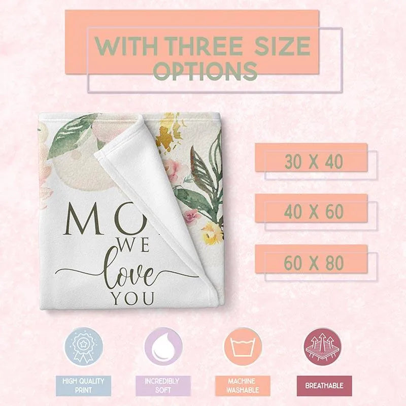 Personalized Photo Mom Blanket - GiftShire