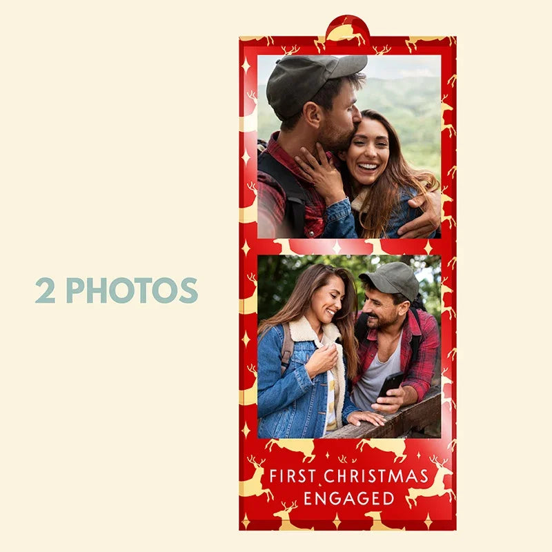 Personalized Photo Token Christmas Ornament - GiftShire