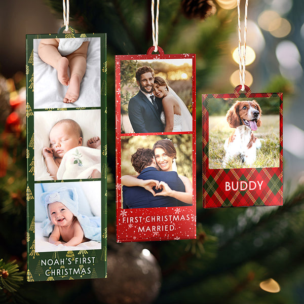 Personalized Photo Token Christmas Ornament - GiftShire
