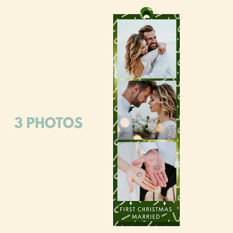 Personalized Photo Token Christmas Ornament - GiftShire