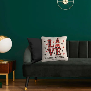 Personalized Pillow - Anniversary and Couples Gift - GiftShire