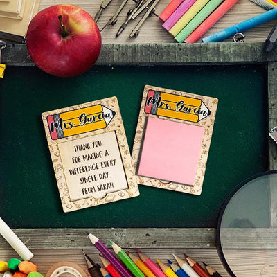 Personalized Post-it Holder – Teacher Appreciation Gift