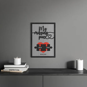 Personalized Puzzle Frame for Couples - GiftShire