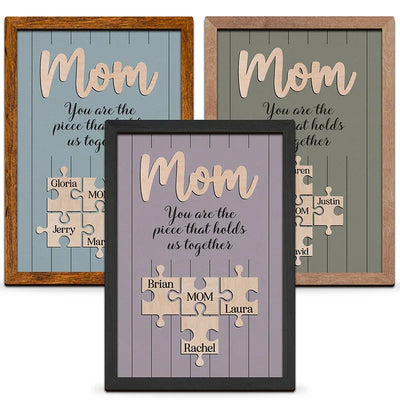 Personalized Puzzle Sign for Mother’s Day – Gift for Mom - GiftShire