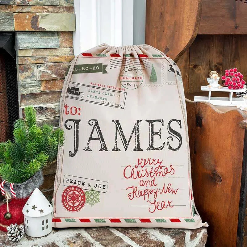 Custom Christmas Santa Sack - GiftShire
