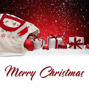 Personalized Santa Sack with Custom Initial and Name - GiftShire