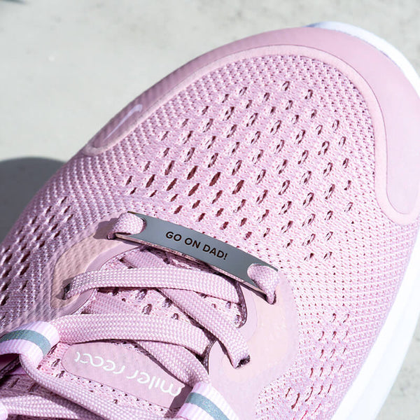 Personalized Shoelace Tag with Motivational Quote