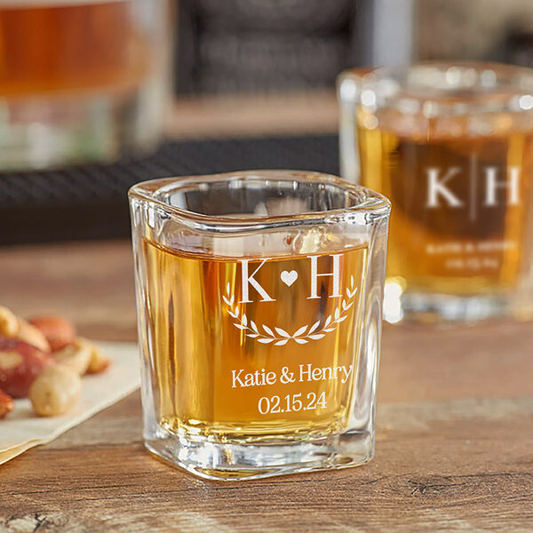 Personalized Shot Glass for Couples in Love