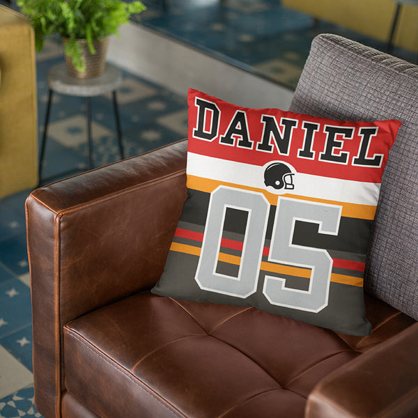 Personalized State Pillow for American Football Fans - GiftShire