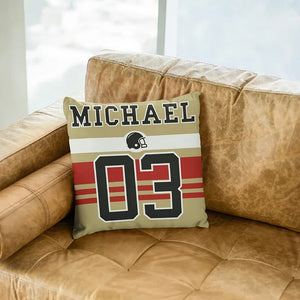 Personalized State Pillow for American Football Fans - GiftShire