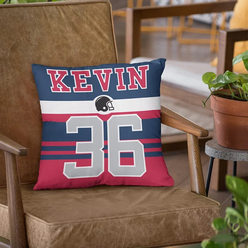 Personalized State Pillow for American Football Fans - GiftShire