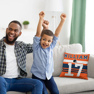 Personalized State Pillow for American Football Fans - GiftShire