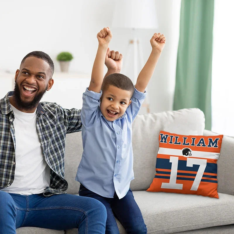 Personalized State Pillow for American Football Fans - GiftShire