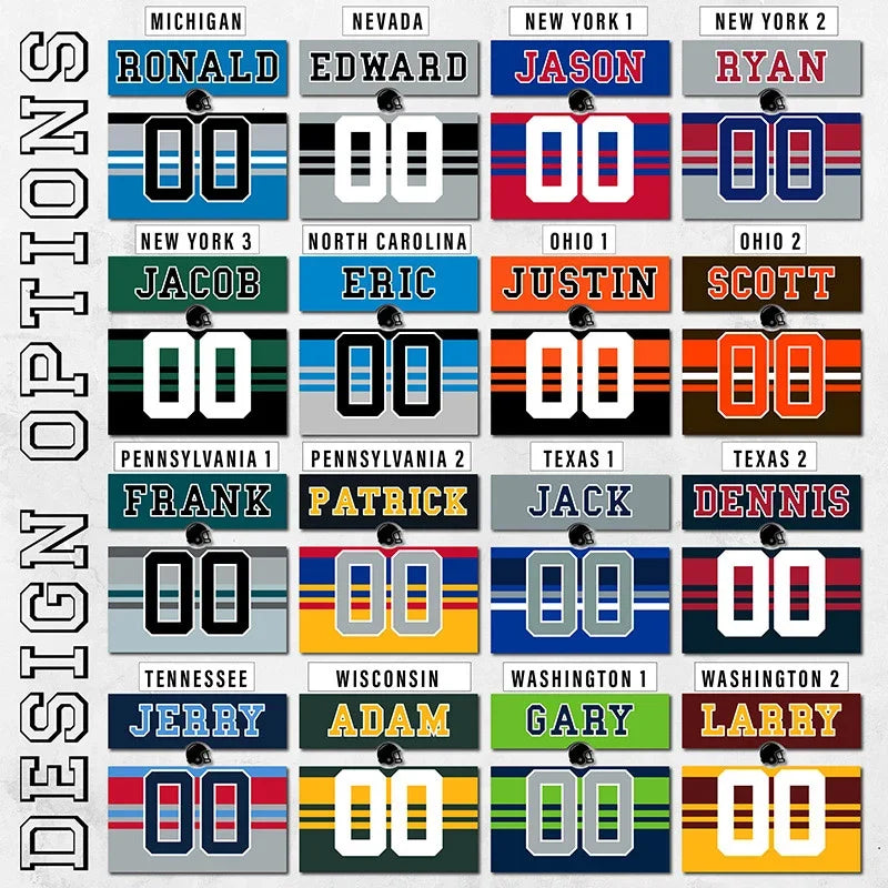 Personalized State Pillow for American Football Fans - GiftShire