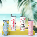 Personalized Summer Fruit Tumbler I 20 oz Summer Cup