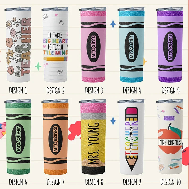Personalized Teacher Gifts – 20 Oz Tumblers - GiftShire