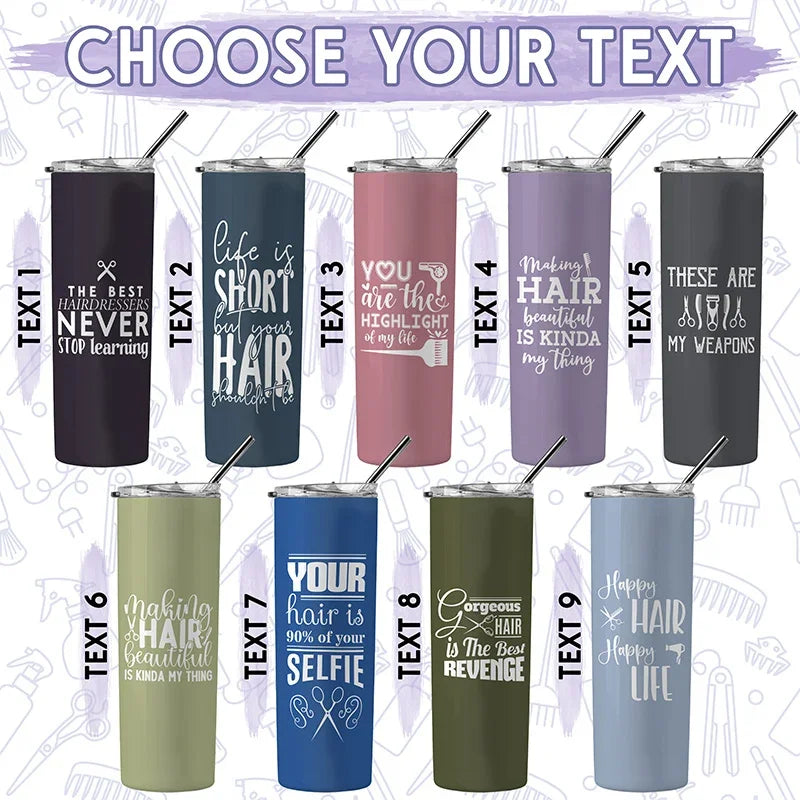 Personalized Hairdresser Gift - Hair Stylist Tumblers - GiftShire