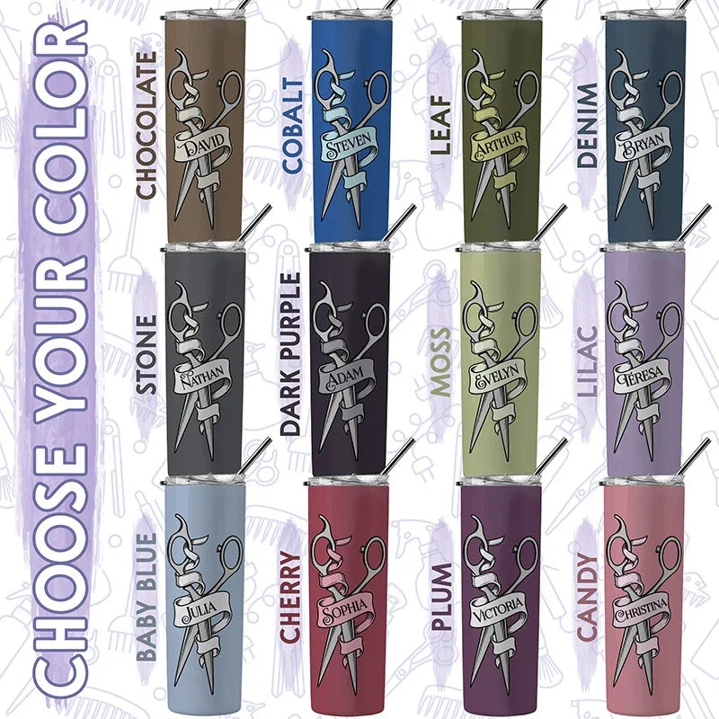 Personalized Hairdresser Gift - Hair Stylist Tumblers - GiftShire